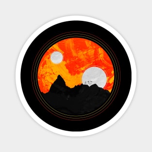 Two Sunsets (2021 Edition) Magnet